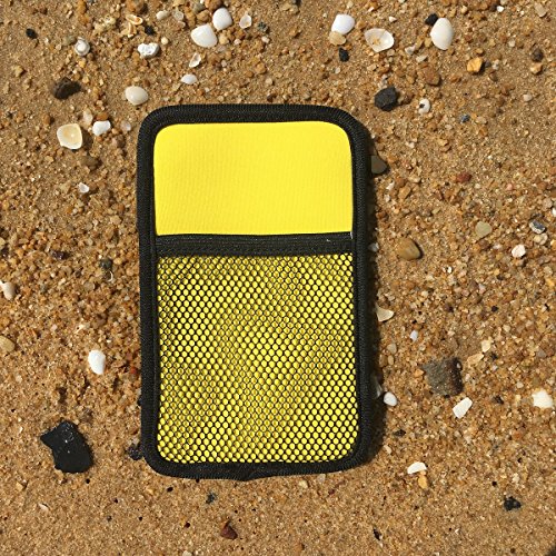 GLOTRENDS Universal Festplattentasche für 2,5 Zoll Festplatten und SSD/HDD, Hard Case erschütterungsfeste Schutzbox (Gelb) - 4