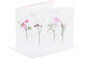 UK Greetings | Birthday Card for Her/Friend | Happy Birthday Gifts | Her, Girls, Women | Floral Design | With Envelope | 133 x 184 mm