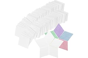 SEWACC 300 Pièces Papier À Patchwork Modèle Diamant Pour Quilting Et Loisirs Créatifs Outil De Couture Facile Pour Débutants Et Amateurs De Bricolage