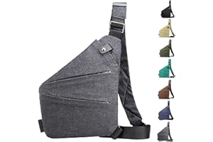 Sopxpvp Anti Theft Bag, Anti Theft Crossbody Bag Women, Personal Flex Bags, Waterproof Casual Sling Bags for Daily Use
