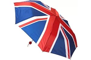 SHINE Black Colorful Printed Windproof Compact Umbrella for Women Men Unisex