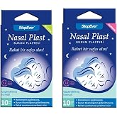 StopEver Nasal Plast Nefes A&ccedil;ıcı Burun Bandı &ndash; Normal + B&uuml;y&uuml;k Boy 2'li Paket | Horlamaya Karşı | Daha Rahat Uyku, Spor ve G&uuml;n