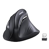 UGREEN Dikey Ergonomik Fare Kablosuz (BT 5.0+2.4G) 6 D&uuml;ğmeli Ergonomik Fare, 1000/1600/2000/4000 DPI, Fare Kolu &Ouml;nleme, PC/La