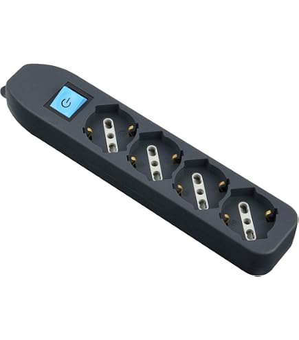 Legrand 555109 - Ciabatta Presa Industriale In Gomma IP44 - 2 Uscite 2P+T Con Coperchio Ribaltabile - 16A 380/415V