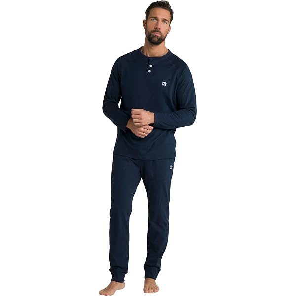 JP 1880 Herren Schlafanzug Bis 8XL – Kurzer Zweiteiler Mit Reverskragen, Homewear