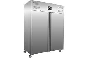 L2G – Armoire réfrigérée positive inox professionnelle - 2 portes 1400 L – Tropicalisé – gaz R290