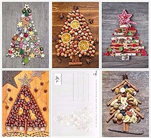 Immagini Di Cartoline Natalizie.Set Di 50 Cartoline Di Natale Nostalgici Stile Retro Vintage Di Edition Colibri 10828 10832 Amazon It Cancelleria E Prodotti Per Ufficio