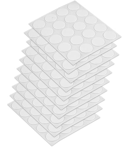 1160 Pezzi Adesivi Copriforo Per Viti Mobili - Autoadesivi Bianchi In PVC, 3 Dimensioni (12/15/21 Mm), Per Armadi E Cucine