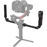 SmallRig DJI RS 2 / RS 3 Pro/RS 4 Pro Gimbal Sabitleyici i&ccedil;in Odak Kontrol&uuml; &Ccedil;ift Tutamak, NATO Raylı &Ccedil;ift Tutamak, Joystick &Ccedil;