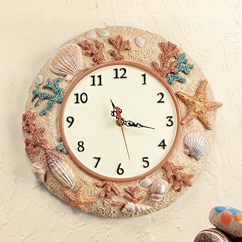 Creative Fashion Modern Clock Creative Room European Style Garden Clock Clock Clock Mute Sea Shells
