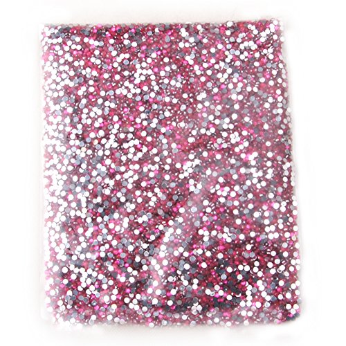 Fashion Gallery 20000Pc Flat Back Round 2mm Rhinestones Nail Art Dark Pink