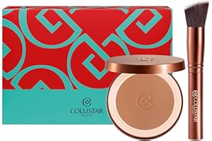 Collistar Cofanetto Regalo Make-Up Donna, Terra Polvere Abbronzante Effetto Seta 4.4 Hawaii Matte 10g, Pennello a Goccia, Pochette Elegante, Colore Naturale e Pelle Baciata dal Sole
