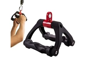 LARA*STAR Ergonomic Rowing Handle, Non-Slip and Comfortable Lat Pull Handle, Cable Pull Handles for Strength Sports and Bodybuilding