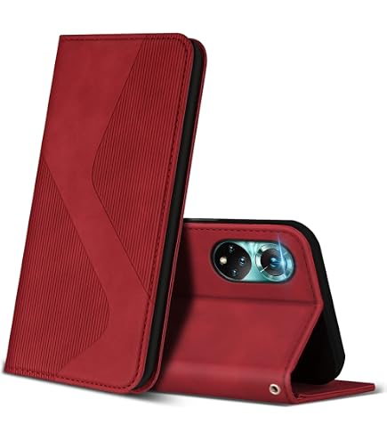 Ledertasche Für Honor 50 5G – Flip Case Mit Magnetverschluss, Kartenfächern & Standfunktion (Braun)