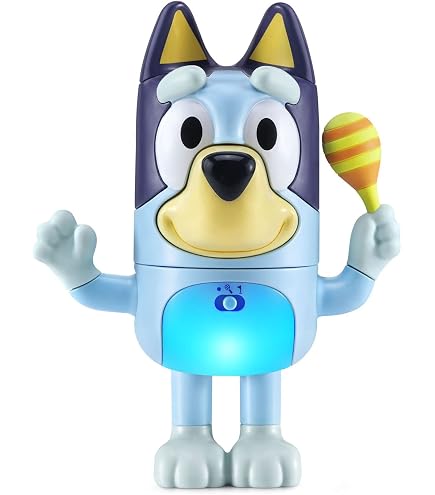 Character Options Bluey Weebles – 4er Pack (Bluey, Bingo, Chilli, Bandit) | Wackelfiguren Ab 18 Monaten