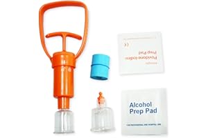 KONMED Urgence Fournitures de Premiers Soins Extracteurs Pompe à Vide Kit Sécurité Voyage Venin Protecteur Serpent Mordre Venin Extracteur
