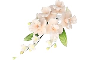 ‎CAKE COMPANY Cake Company Zuckerblumenboquet Orchidee pfirsich 1er Pack (1 x 55 g) | Tortendekoration zur Hochzeit und Geburtstagen