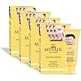 MYFAIR Fairness Facewash Dark Dead Cell Removal Deep Cleansing & Brightening Removes Dirt, Oil & Impurities Gentle & Hydrating formula Facewash for All Skin Types (60gm) - Pack of 04