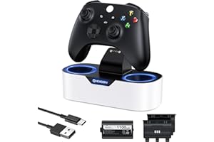 NEWDERY Solo-Ladestation für Xbox Wireless-Controller, Schnellladestation, Einzelladestation für Xbox One/Series X|S-Controller