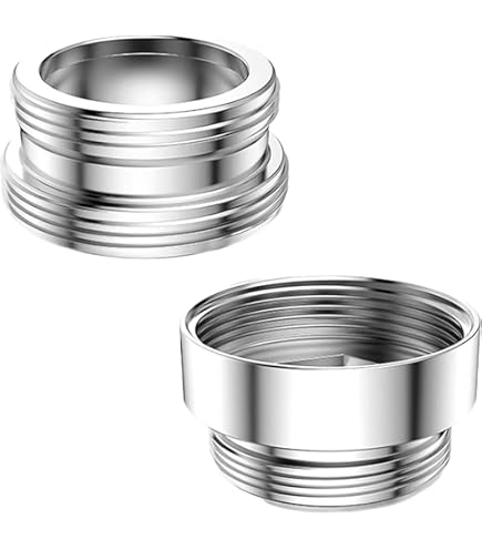 Kraan Adapter 2 STKS Beluchter Connector 1/2 Draad Massief Metalen Keuken Tap Connector voor Waterzuiveraar (M22-1/2