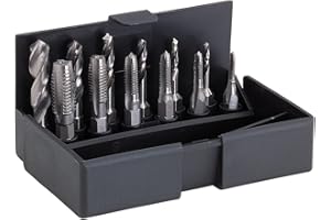 VÖLKEL Volkel - Set di punte per svasatura 3-10 mm HSS, con manico esagonale 1/4''