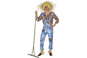 ORLOB Kostüm Vogelscheuche Udo Gr. 50- 60 Latzhose Hemd Mottoparty Garten Karneval (58/60)