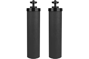 MACIFECI Lot de 2 cartouches noires de rechange pour filtre à eau Berkey® BB9-2® pour filtre à eau Berkey®
