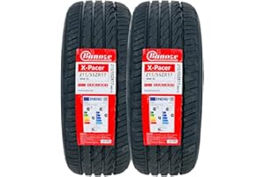 BANOZE DRIVE WITH EU TECHNOLOGY BANOZE X-Pacer 215/55R17 98W XL High-Performance Tyre – Extra Load, 270 km/h Speed Rating, Superior Wet & Dry Grip, Durable, Low Noise – Fits Sedans & Crossovers - 2155517 (2)