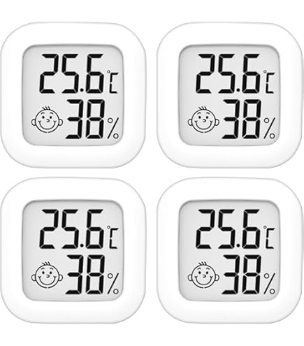 TFA Dostmann 2-delige set digitale thermo-hygrometer voor binnen, 30.5059.02.02, thermometer en luchtvochtigheid, kamerthermometer, voor klimaatbeheersing binnenshuis, luchtvochtigheidsmeter, wit
