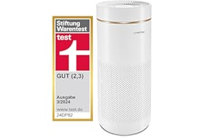 ‎TROTEC TROTEC Design-Luftreiniger AirgoClean 170 E HEPA-Filter frische und saubere Raumluft bis 42 m²/105 m³ Reinigungsvolumen 350 m³/h Filterleistung 99,97% Gebläsestufen 5 energieeffizient