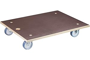 WAGNER DESIGN YOURSELF WAGNER Carrello da trasporto MM 1147 I 78 x 59 cm - per carichi pesanti e mobili I portata 500 kg I foro di sollevamento I superficie antiscivolo I certificato FSC® - 20114701