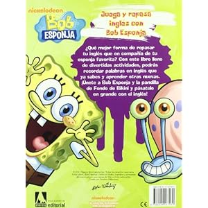 Juega y repasa inglés con Bob Esponja. Nivel 1 (Bob Esponja / Libros de colorear con actividades)