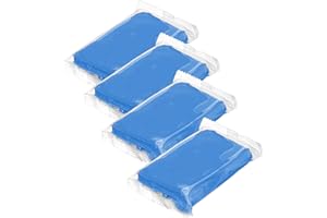 GVIVEJ Clay Bar, Barre D'argile Voiture, Voiture Argile de Nettoyage, 4 x 100 g Argile de Nettoyage, pour Voitures, Motos, Camions, Caravanes, Bleu
