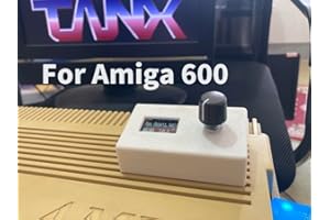HONEYLANS Amiga 600 Gotek USB Floppy Drive Emulator Like Gotek Complete Kit with Large OLED, Bracket and Control Panel