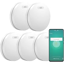 Detector de humo WiFi Tuya Smart APP Push alarma de incendio blanco 3 Detector de humo WiFi Tuya Smart APP Push alarma de incendio blanco 3
