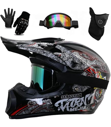 Motocross-Helm Für Jugendliche Und Kinder, Integra Produktbild-Vorschau 3