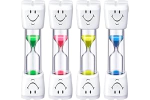Lotbun Clessidra Bambini 4pcs, Clessidre Per Bambini Clessidra A Sabbia Clessidra 5 Minuti 3 Minuti 2 Minuti, Ideale Per La Spazzolatura Dei Bambini, I Giochi, La Cucina, Gli Uffici