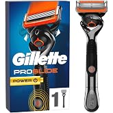 Gillette ProGlide Power men's wet shaver, shaver + 1 razor with 5 layers of blades, gift for men