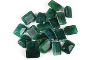 GEMHUB Zambian Lot de 20 émeraudes vertes de qualité A+ Environ 200 carats, Gemme, lot de pierres précieuses