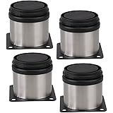 YUNLAN 4 Stück 50 x 50 mm Verstellbare Möbelfüße, küchenschrank füße