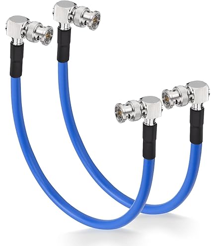 Superbat Câble SDI BNC Coudé 1m 3G/6G/12G 75 ohms Cordon BNC Double Mâle à Angle Droit Câble RG6 pour Blackmagic Vidéo DVR Oscilloscopes Caméras de Surveillance CCTV (1 pièce Superbat Câble SDI BNC Coudé 1m 3G/6G/12G 75 ohms Cordon BNC Double Mâle à Angle Droit Câble RG6 pour Blackmagic Vidéo DVR Oscilloscopes Caméras de Surveillance CCTV (1 pièce