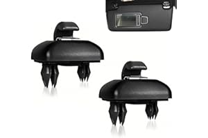 HOTMNTY Parasol Reemplazo Clip, Visera para Gancho, Clip para Visera de Coche, Clip Interior de la Visera del Coche, Clip de Gancho para Parasol de Coche, Soporte para A1 A3 S3 A4 S4 A5 S5 Q3 Q5 TT,Negro