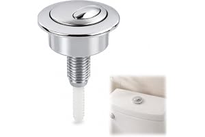 Toalettspjällknap, kompatibel med Siamp Optima 49-modellen (38 mm till 42 mm), enkel att installera, med elegant och robust design, utrustad med en vattenbesparingsenhet