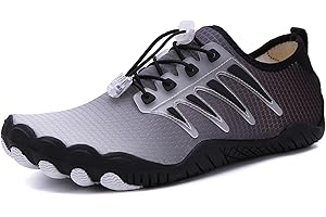 SNUGEASY Hike Footwear Barefoot Shoes Womens Mens Minimalist Wide Toe Zero Drop Shoes Breathable Fashion for Walking Weightlifting Rock Climbing Wrestling Boxing Trail Running