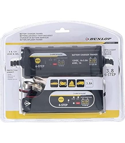 OSRAM BATTERYcharge 901, onderhoudsapparaat voor autoaccu's 6V & 12V, mobiele acculader voor motorfietsen en kleinere voertuigen met tot 1,2 L motorinhoud