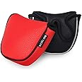 BIG TEETH Golf Mallet Putter Head Covers Center Mid Shaft Golf Club Head Protector Magnetic Closure