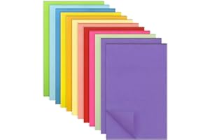 YZDZSW Farbige Haftnotizen, Haftnotizen Klebezettel, 420 Blatt Selbstklebende Haftnotizzettel für Büro Zuhause Schule Sitzung 12 Farben 100 * 150mm