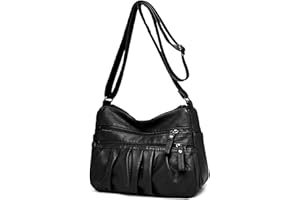 ModaZeal Soft PU Leather Handbags for Women Multi Pockets Crossbody Bag Ladies Shoulder Bags Lightweight Travel Bags Waterproof Messenger Bag