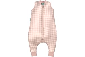 MOLIS & CO molis&co - Gigoteuse pour bébé avec Pieds - Gigoteuse Tog 2.5 - Turbulette Hiver pour Bébé, Fille Garçon - 100% Coton (certifiée Oeko-TEX) - Dusty Rose (2 Ans)