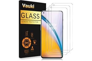 Vauki Folia ochronna wyświetlacz na OnePlus Nord 2 5G/2T, twardość 9H, folia pancerna, folia ochronna na wyświetlacz Ultra HD, bez pęcherzyków powietrza, odporna na zarysowania
